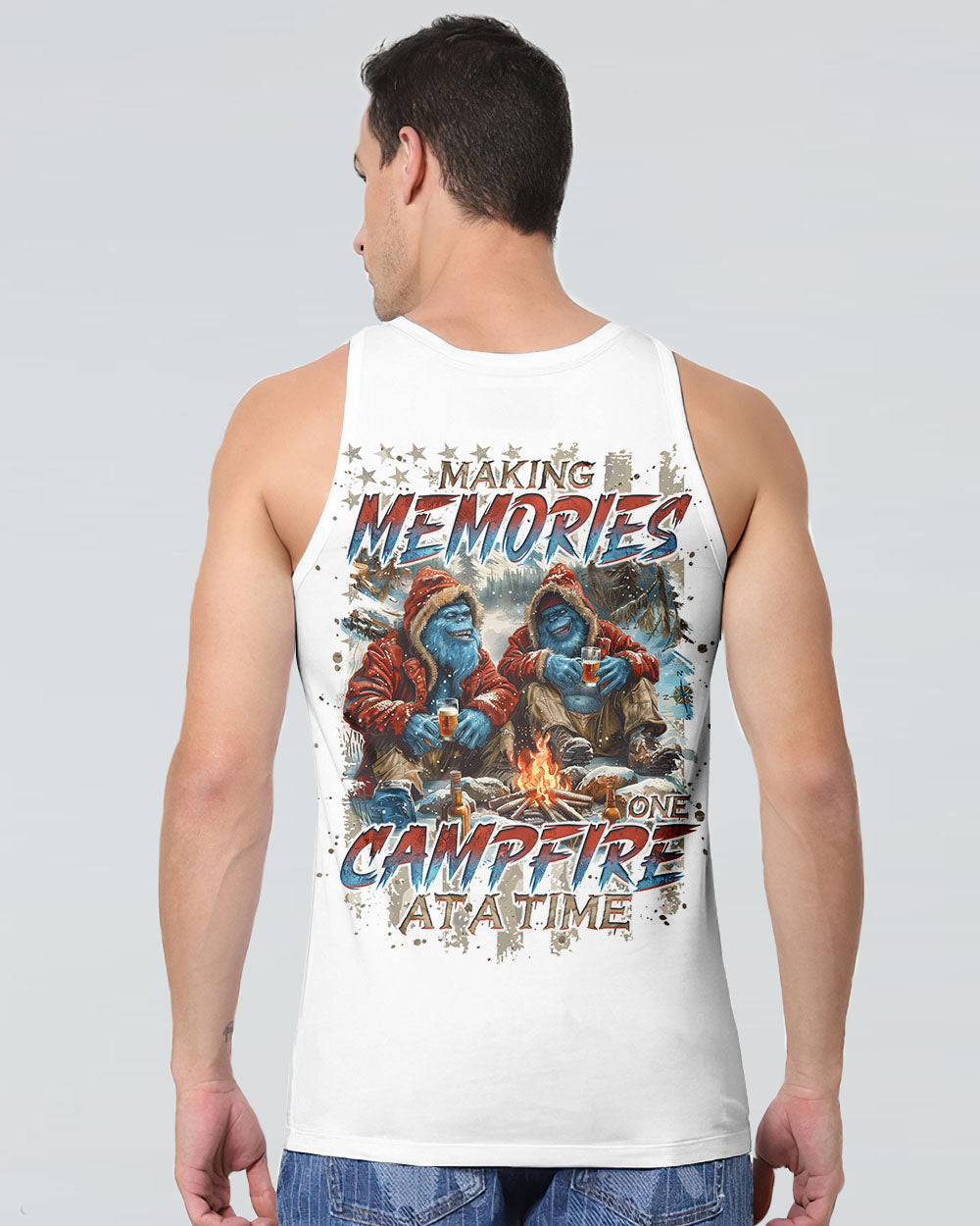 MAKING MEMORIES ONE CAMPFIRE AT A TIME BIGFOOT  ALL OVER PRINT - TLNO1812243