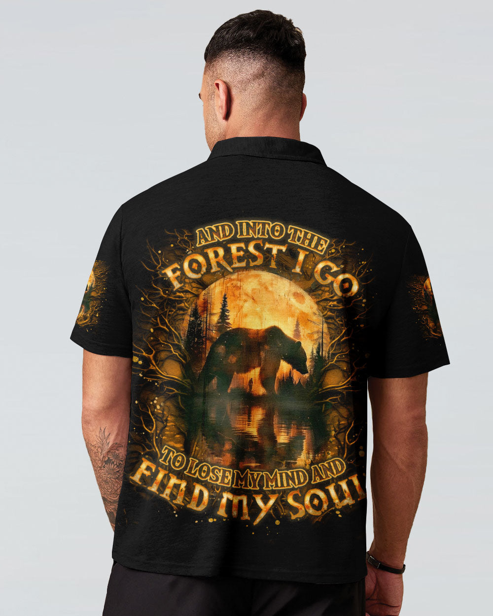 AND INTO THE FOREST I GO BEAR ALL OVER PRINT  - TLNO1903251