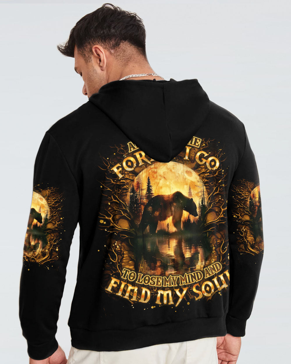 AND INTO THE FOREST I GO BEAR ALL OVER PRINT  - TLNO1903251