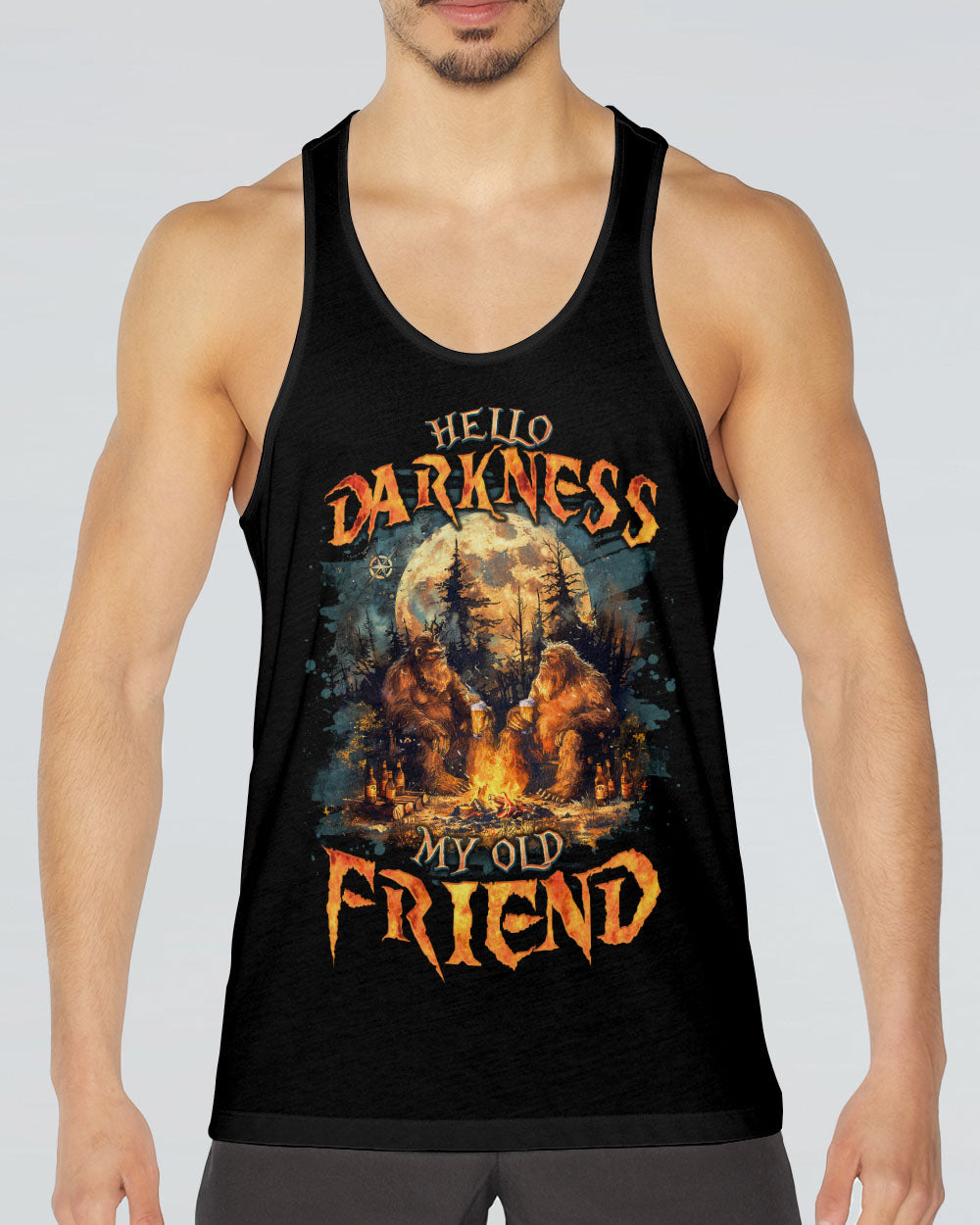 HELLO DARKNESS MY OLD FRIEND BIGFOOT ALL OVER PRINT - TLNO2410251