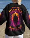 NOT ALL WHO WANDER ARE LOST BIGFOOT COMPASS ALL OVER PRINT - TLNO2411251