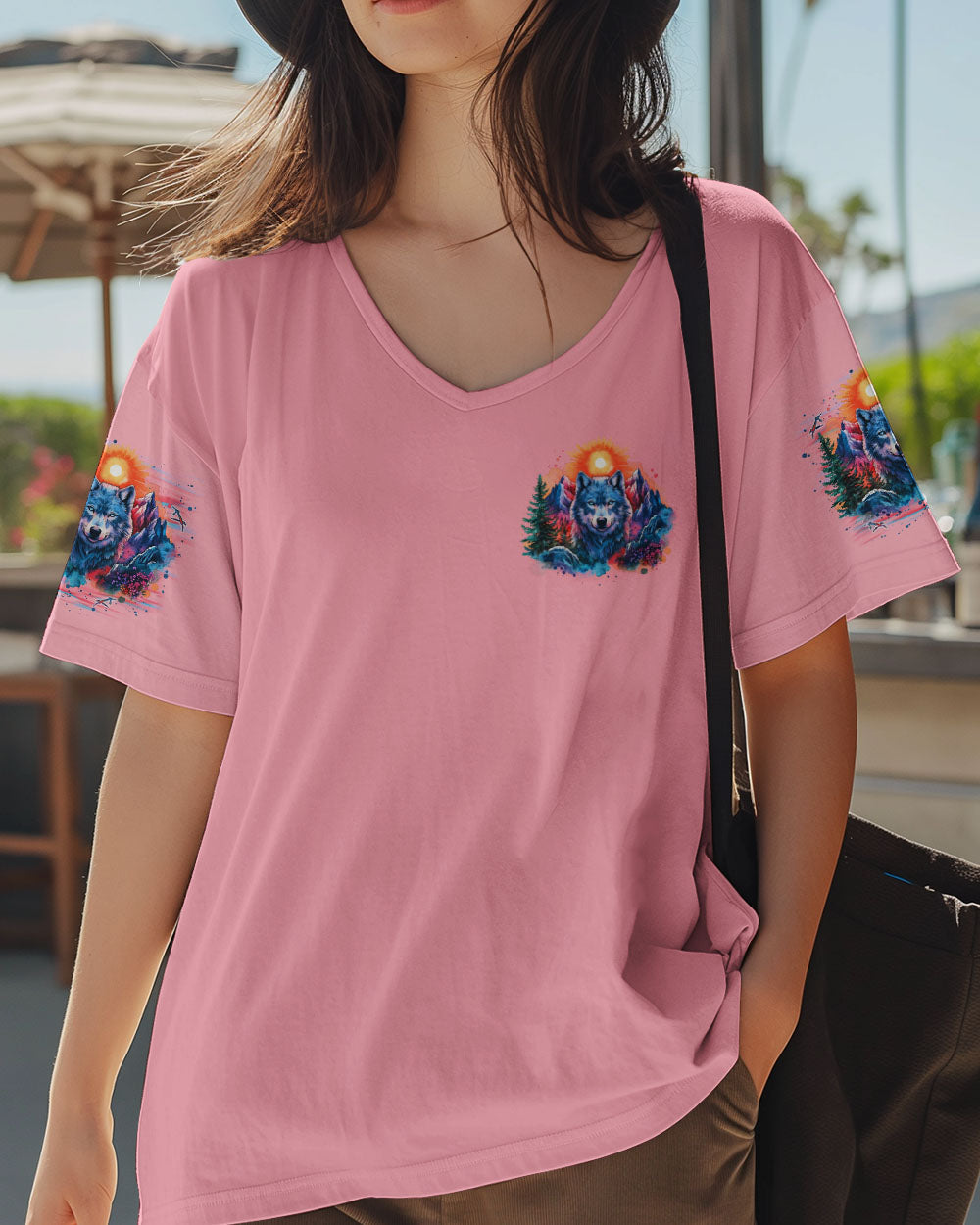 BE WILD AND WONDER WOLF ALL OVER PRINT - TLNO2503251