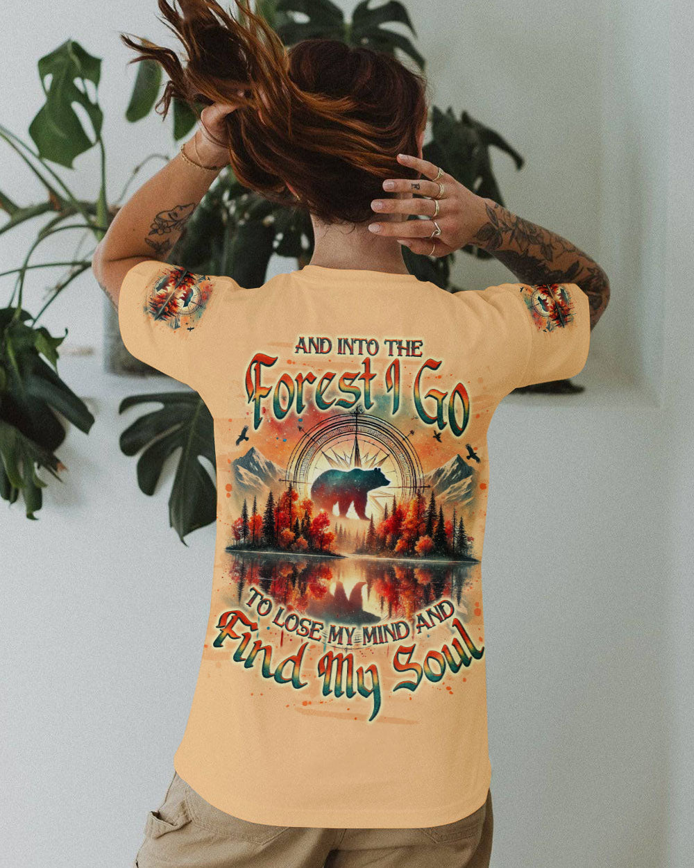 AND INTO THE FOREST I GO BEAR ALL OVER PRINT - TLNO2612244