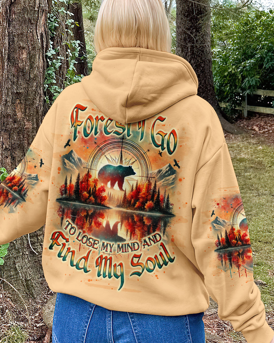AND INTO THE FOREST I GO BEAR ALL OVER PRINT - TLNO2612244
