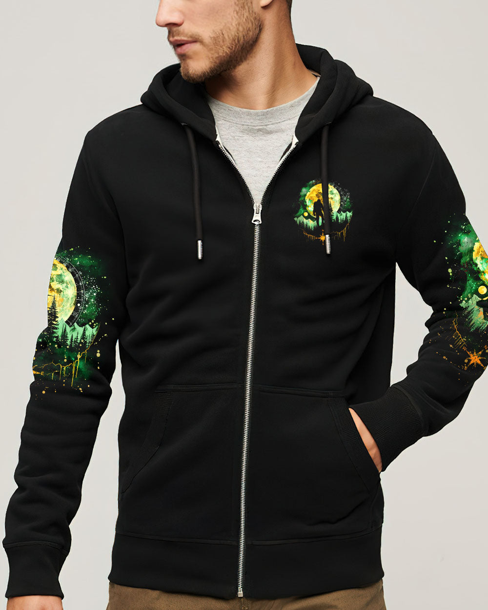 NOT ALL WHO WANDER ARE LOST BIGFOOT COMPASS ALL OVER PRINT - TLNO2709241