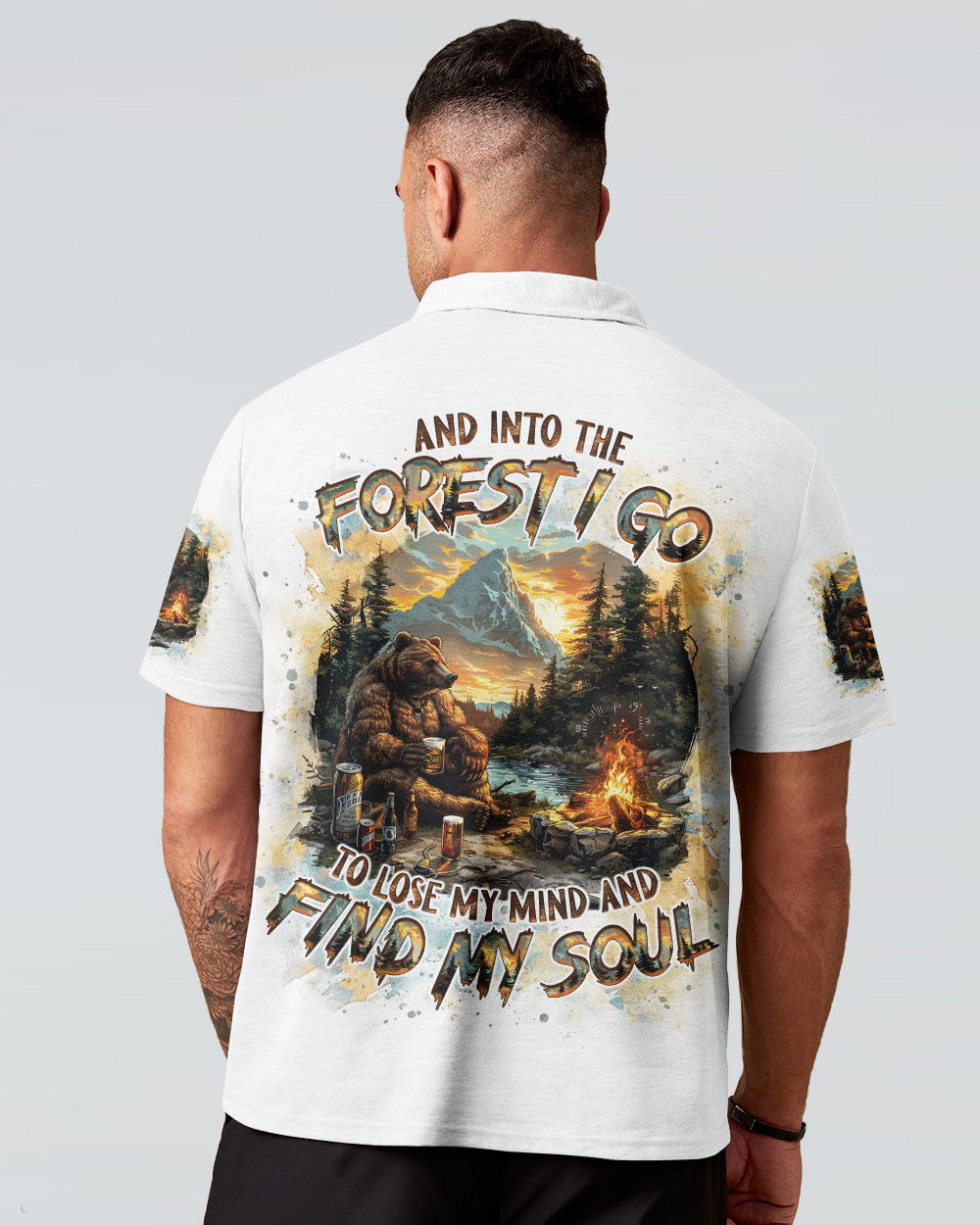 AND INTO THE FOREST I GO BEAR ALL OVER PRINT - TLNO2905254
