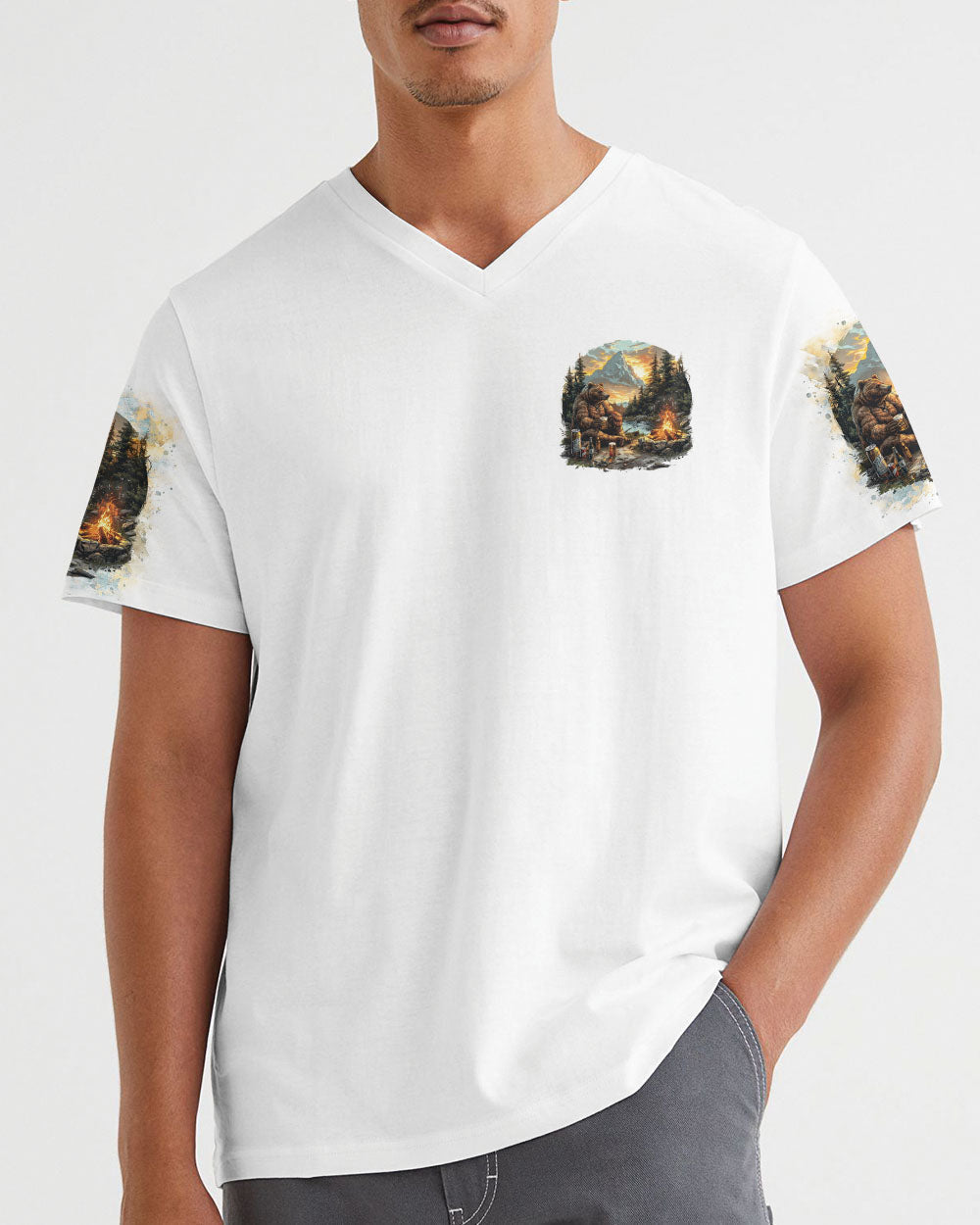 AND INTO THE FOREST I GO BEAR ALL OVER PRINT - TLNO2905254