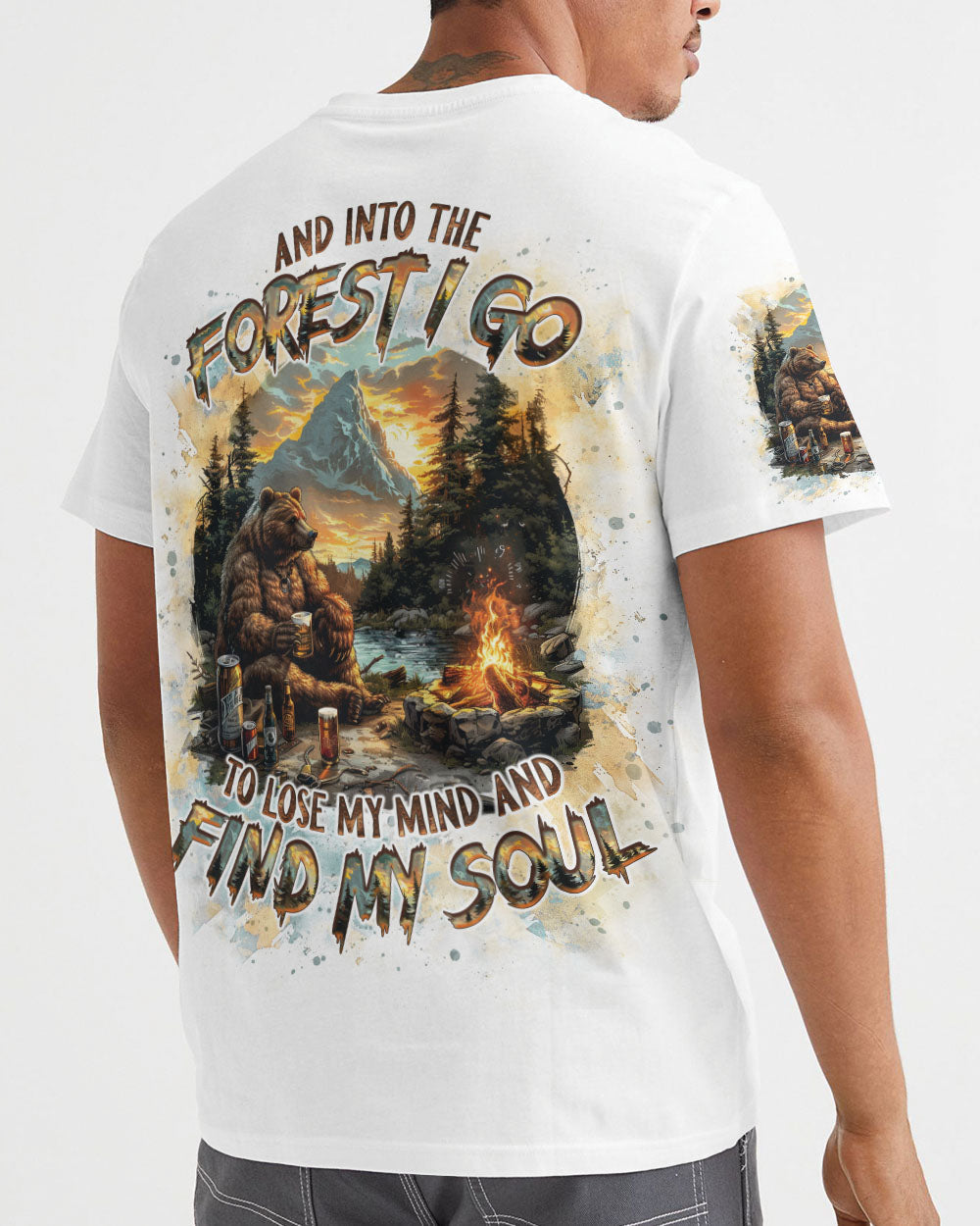 AND INTO THE FOREST I GO BEAR ALL OVER PRINT - TLNO2905254