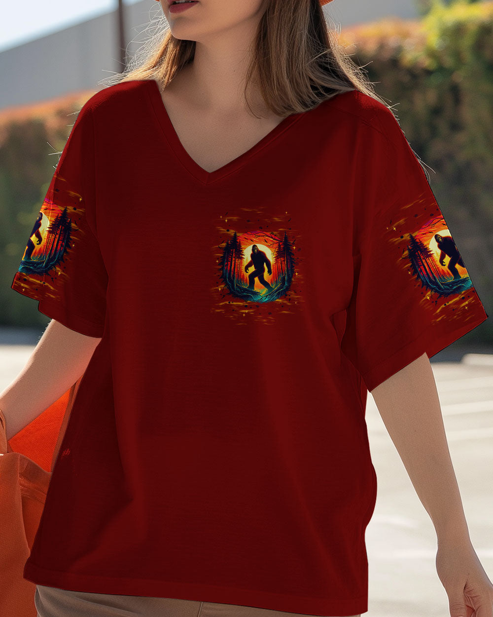 AND INTO THE FOREST I GO BIGFOOT ALL OVER PRINT - TLNT0311251