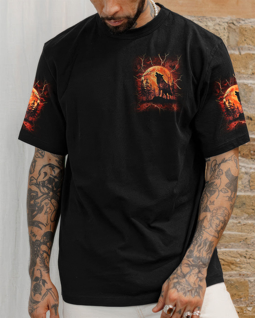 HELLO DARKNESS MY OLD FRIEND WOLF ALL OVER PRINT - TLNT0311253