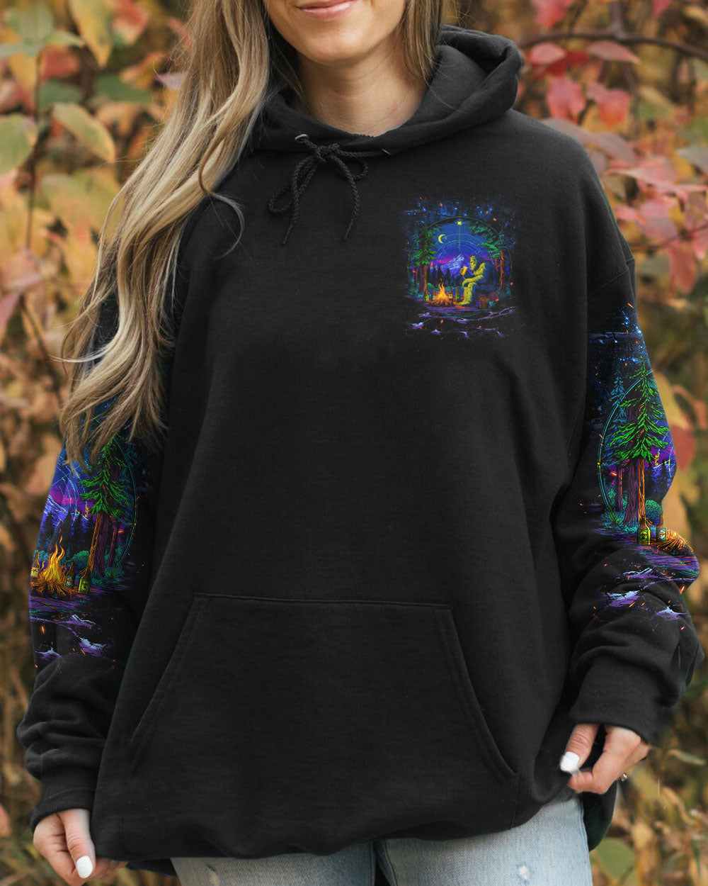 THE CLOSER I GET TO NATURE BIGFOOT ALL OVER PRINT - TLNT0409251