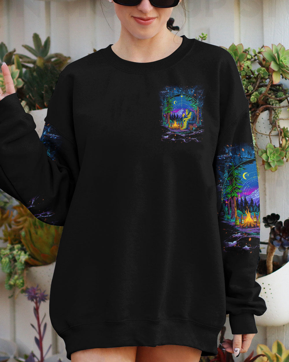 THE CLOSER I GET TO NATURE BIGFOOT ALL OVER PRINT - TLNT0409251