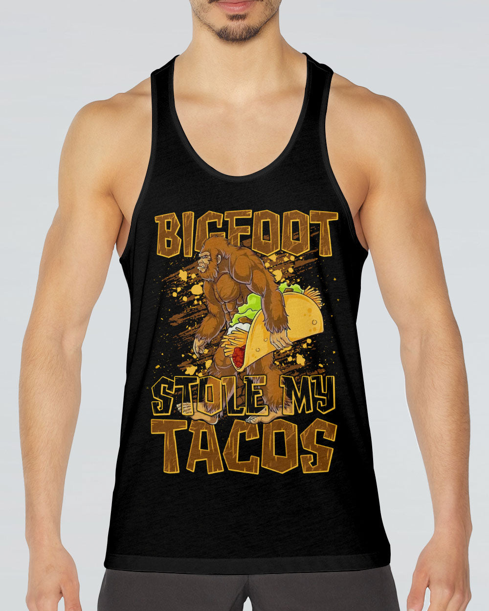 BIGFOOT STOLE MY TACOS BIGFOOT ALL OVER PRINT - TLNT0409253