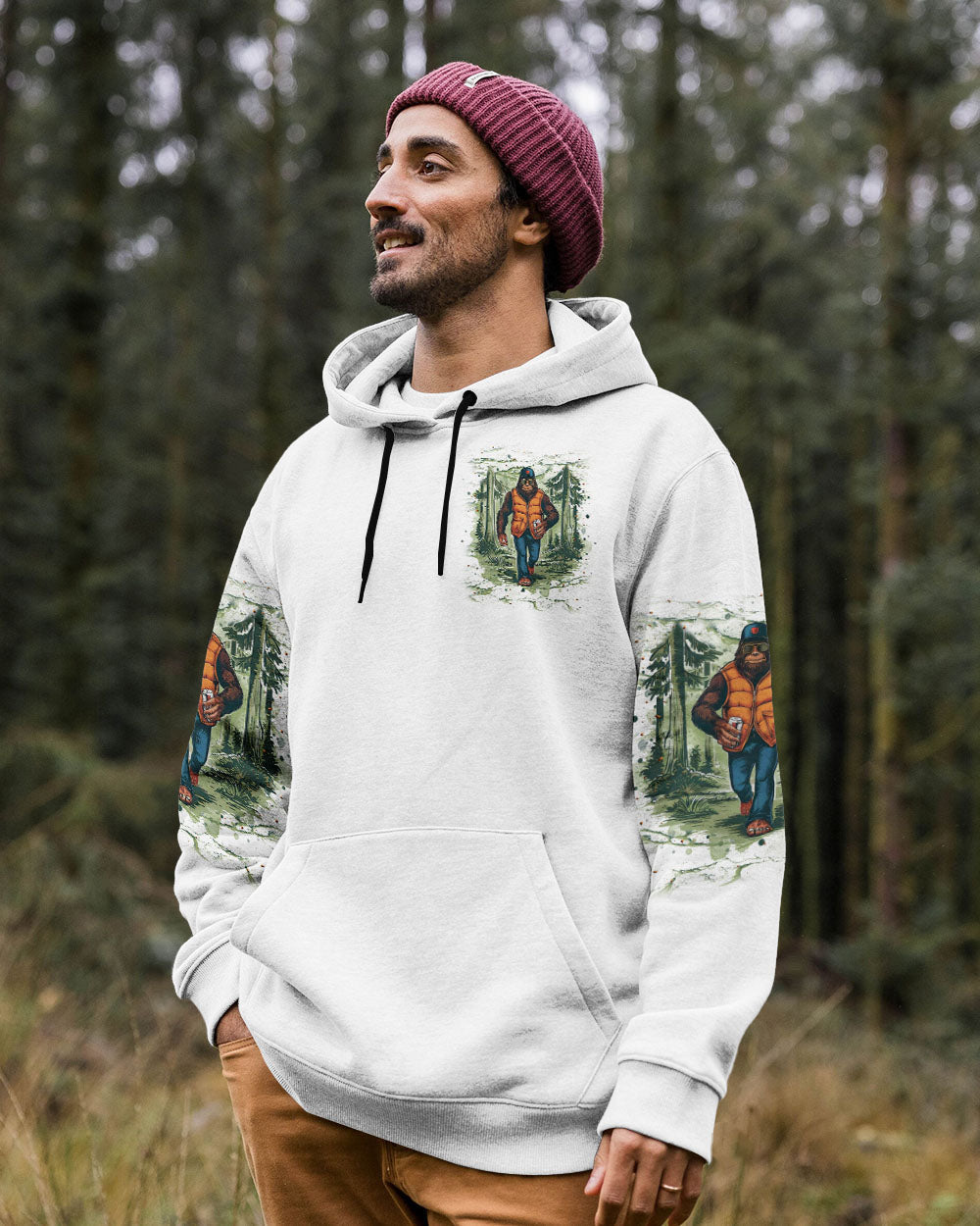 DON'T BE AN A BIGFOOT ALL OVER PRINT - TLNT0411241