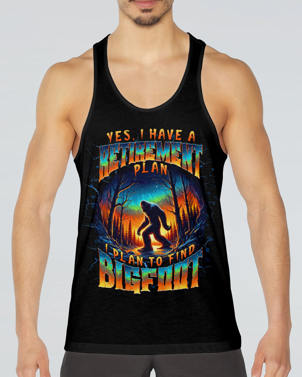 I PLAN TO FIND BIGFOOT ALL OVER PRINT - TLNT0411251