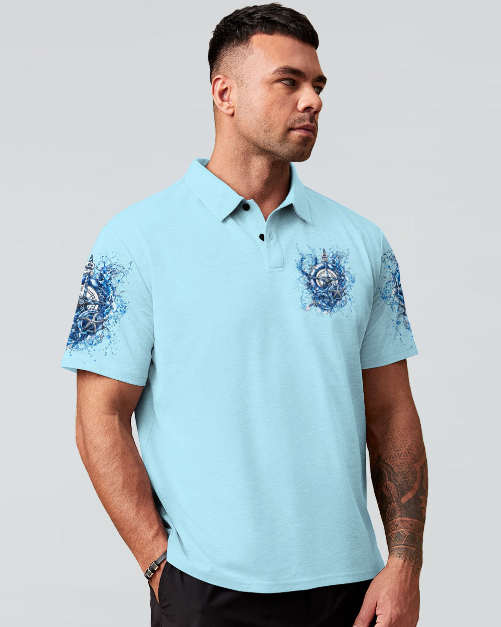 SALTWATER HEALS EVERYTHING COMPASS WAVES OCEAN ALL OVER PRINT - TLNT0503252