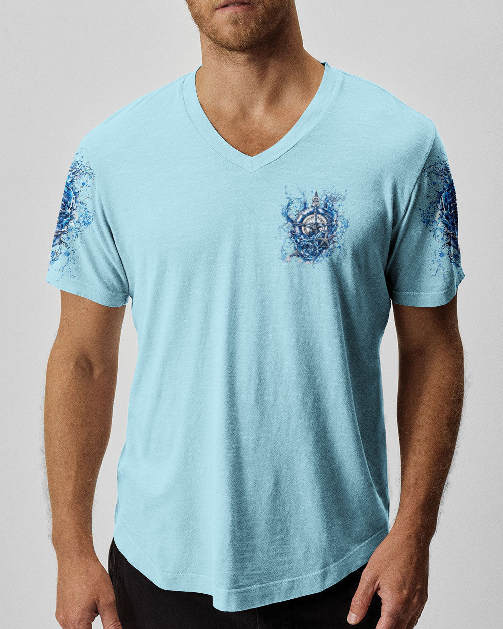 SALTWATER HEALS EVERYTHING COMPASS WAVES OCEAN ALL OVER PRINT - TLNT0503252