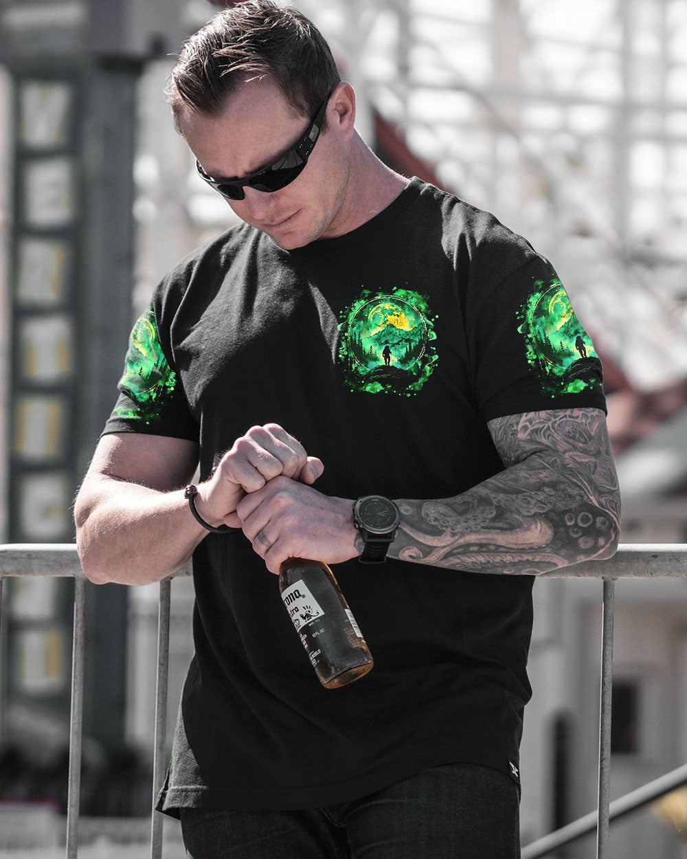 THE BEST VIEW COMES AFTER BIGFOOT HIKING ALL OVER PRINT - TLNT0601251