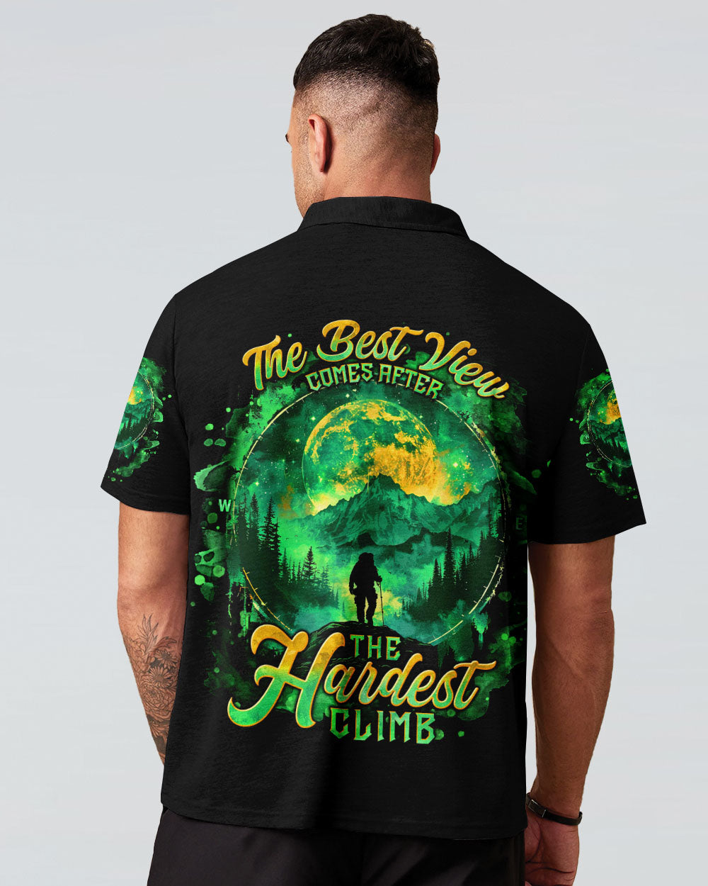 THE BEST VIEW COMES AFTER BIGFOOT HIKING ALL OVER PRINT - TLNT0601251