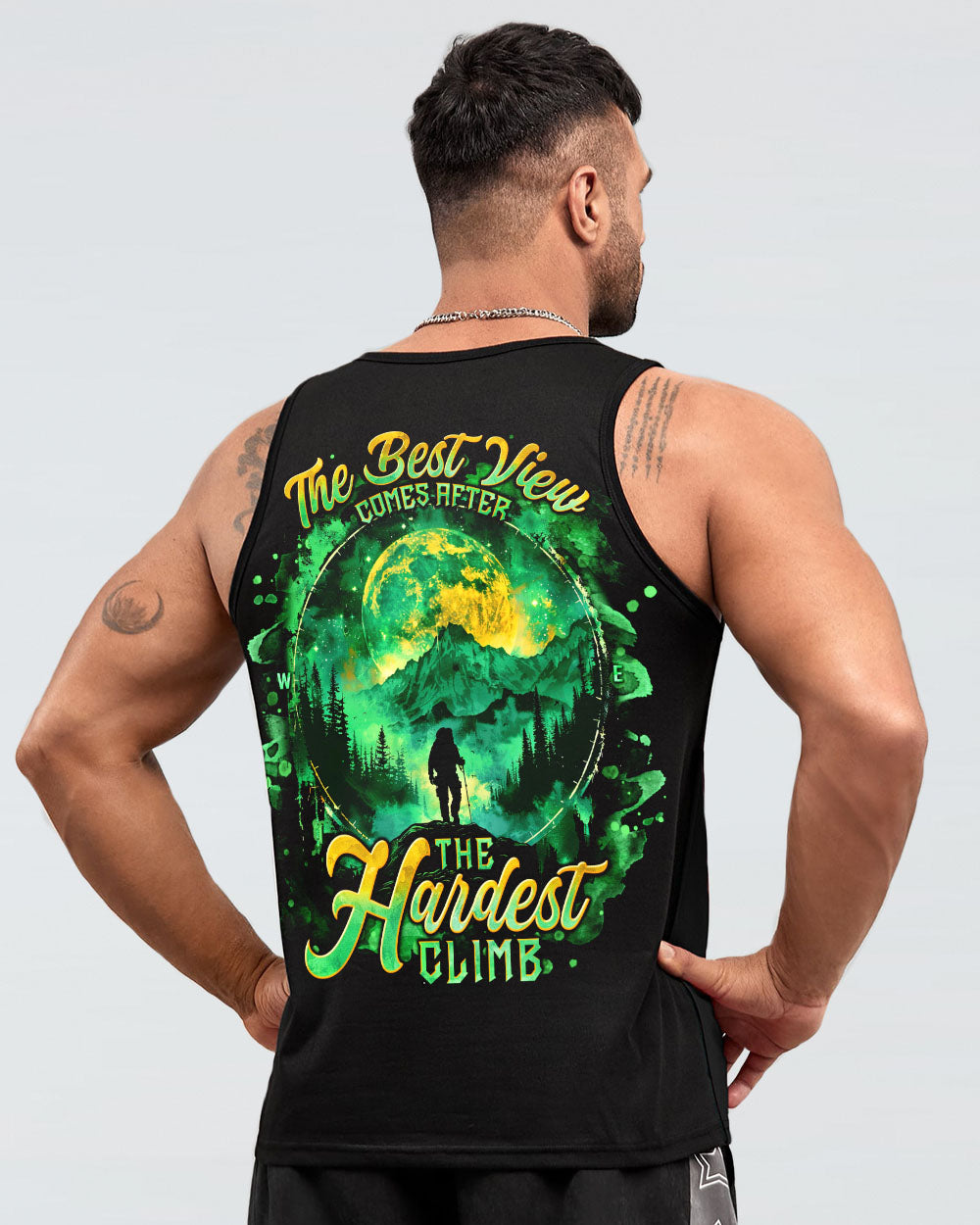 THE BEST VIEW COMES AFTER BIGFOOT HIKING ALL OVER PRINT - TLNT0601251