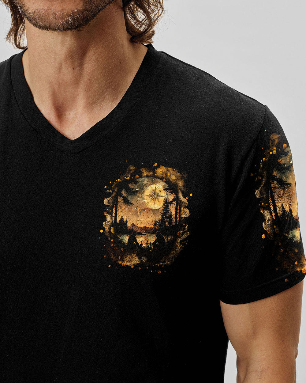 MAKING MEMORIES ONE CAMPFIRE AT A TIME BIGFOOT ALL OVER PRINT - TLNT0701254