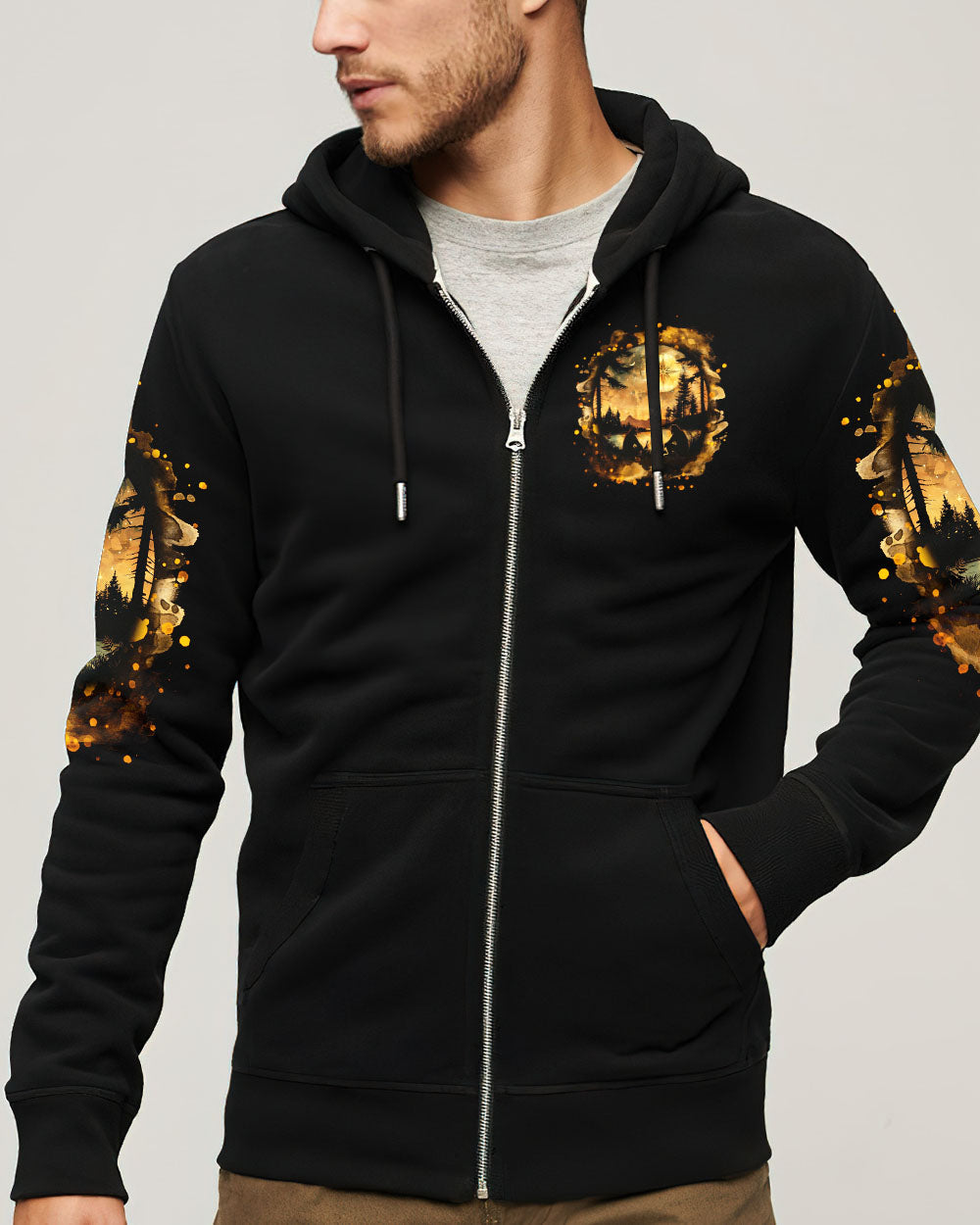 MAKING MEMORIES ONE CAMPFIRE AT A TIME BIGFOOT ALL OVER PRINT - TLNT0701254