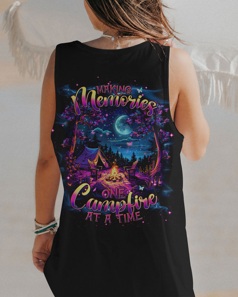 MAKING MEMORIES ONE CAMPFIRE AT A TIME ALL OVER PRINT - TLNT0710243