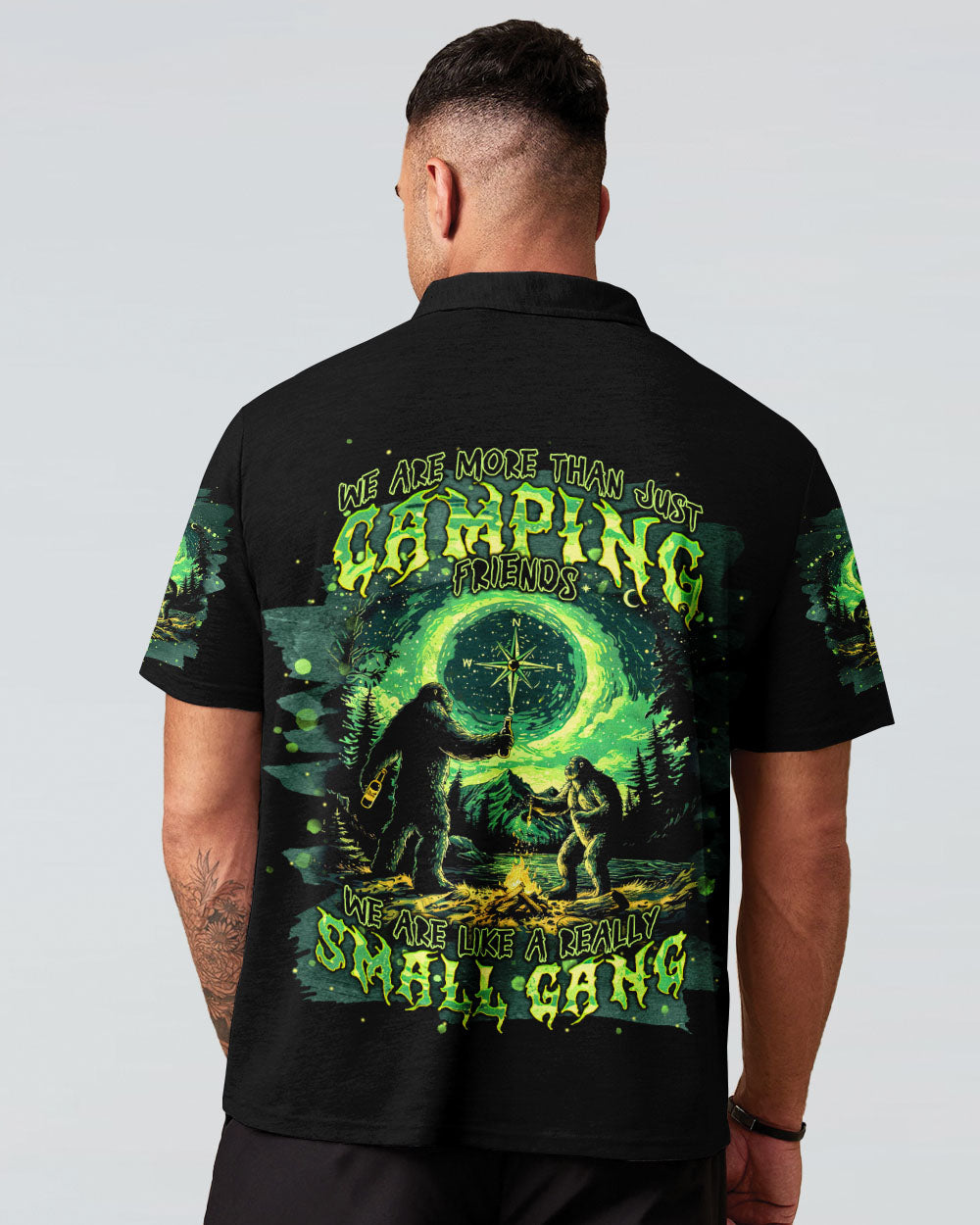 SMALL GANG BIGFOOT CAMPFIRE ALL OVER PRINT - TLNT0803251