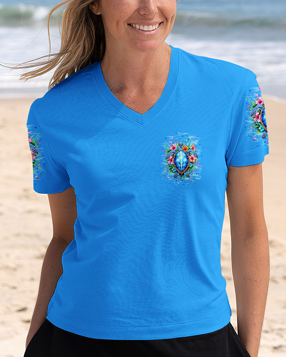 STAY WILD OCEAN CHILD TURTLE ALL OVER PRINT - TLNT0809254