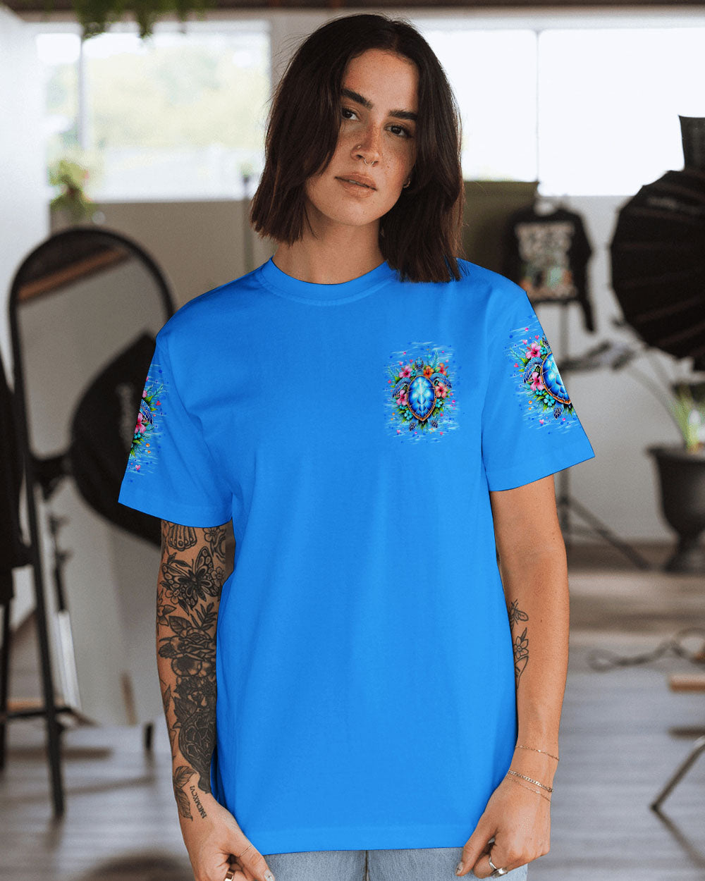 STAY WILD OCEAN CHILD TURTLE ALL OVER PRINT - TLNT0809254