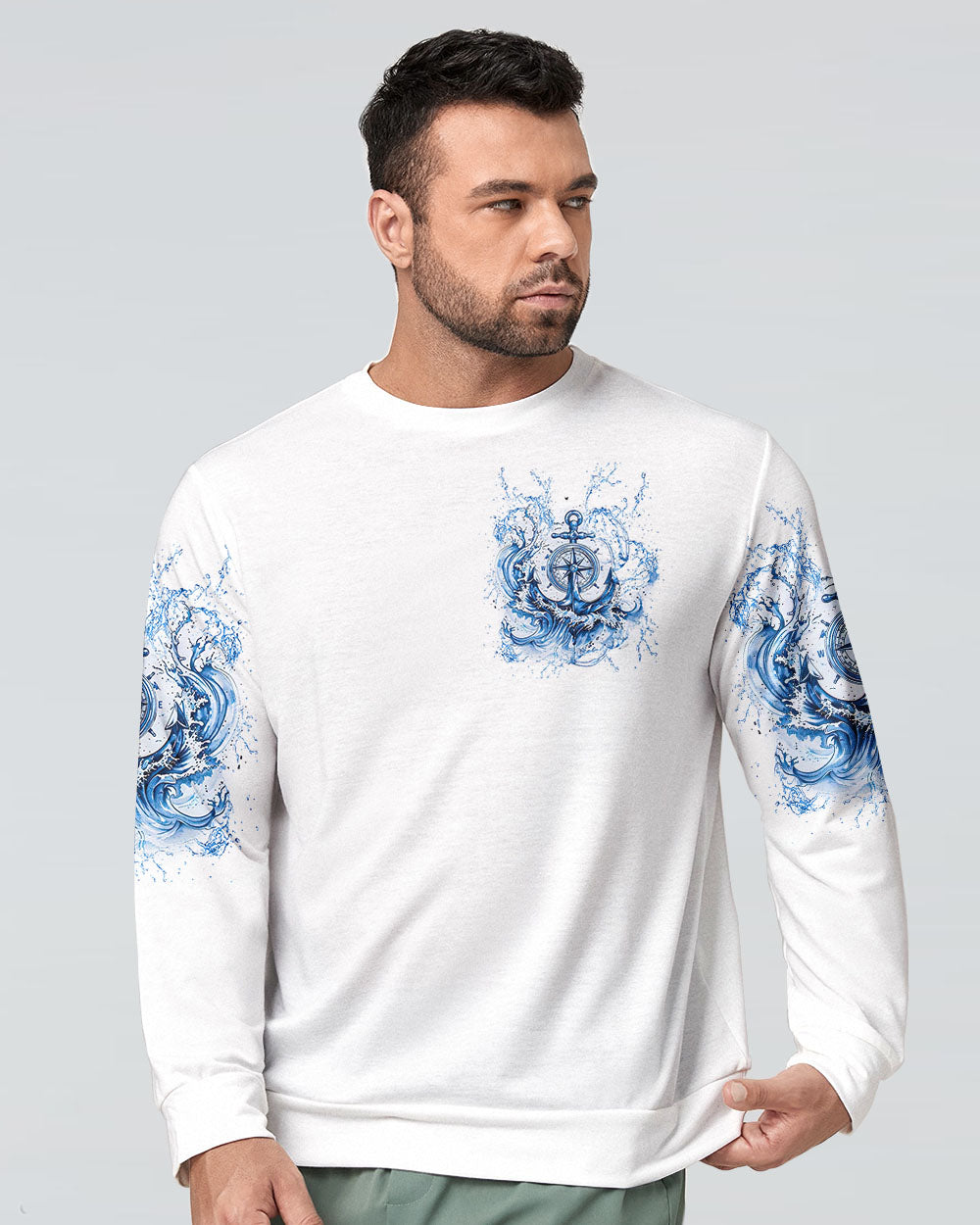 NOT ALL WHO WANDER ARE LOST ANCHOR COMPASS ALL OVER PRINT - TLNT1002254