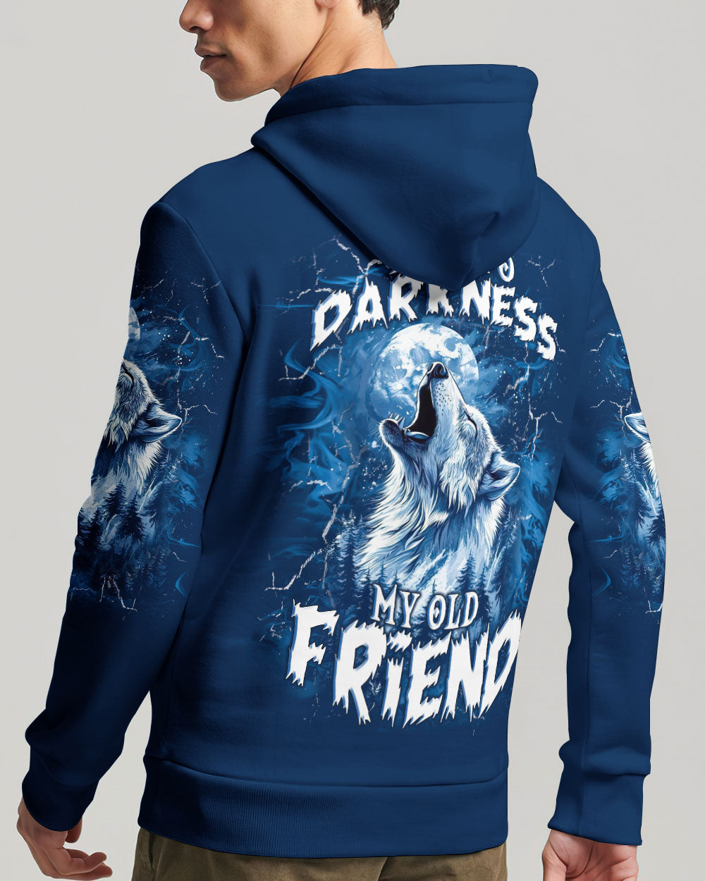 HELLO DARKNESS MY OLD FRIEND WOLF ALL OVER PRINT - TLNT1011252