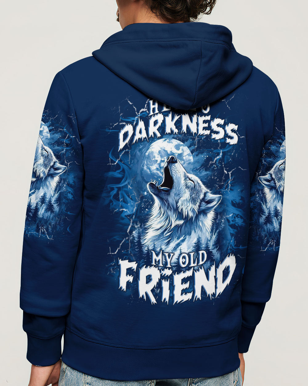 HELLO DARKNESS MY OLD FRIEND WOLF ALL OVER PRINT - TLNT1011252