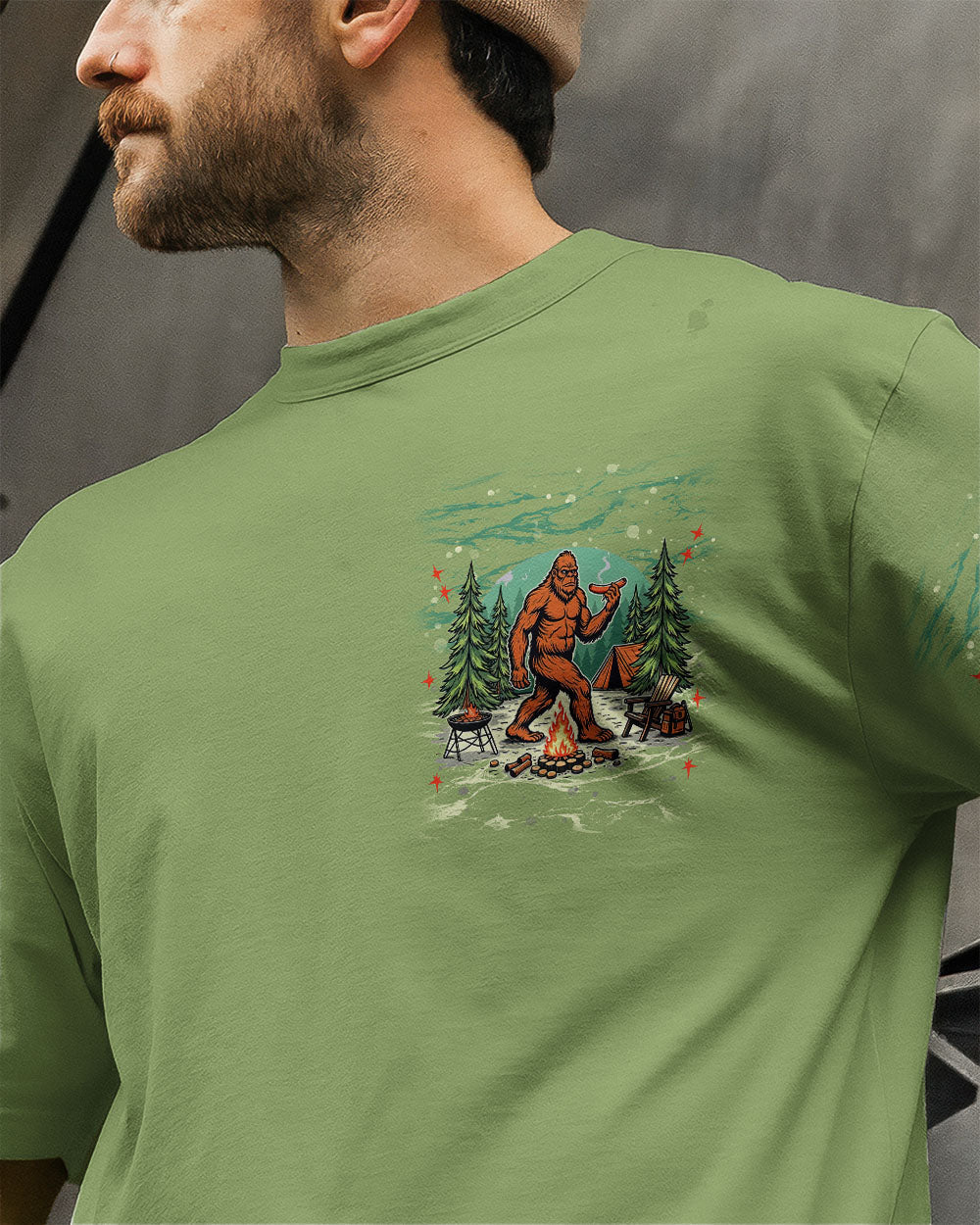 BIGFOOT GRABBED MY WIENER ALL OVER PRINT - TLNT1208252