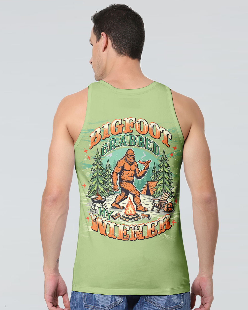BIGFOOT GRABBED MY WIENER ALL OVER PRINT - TLNT1208252