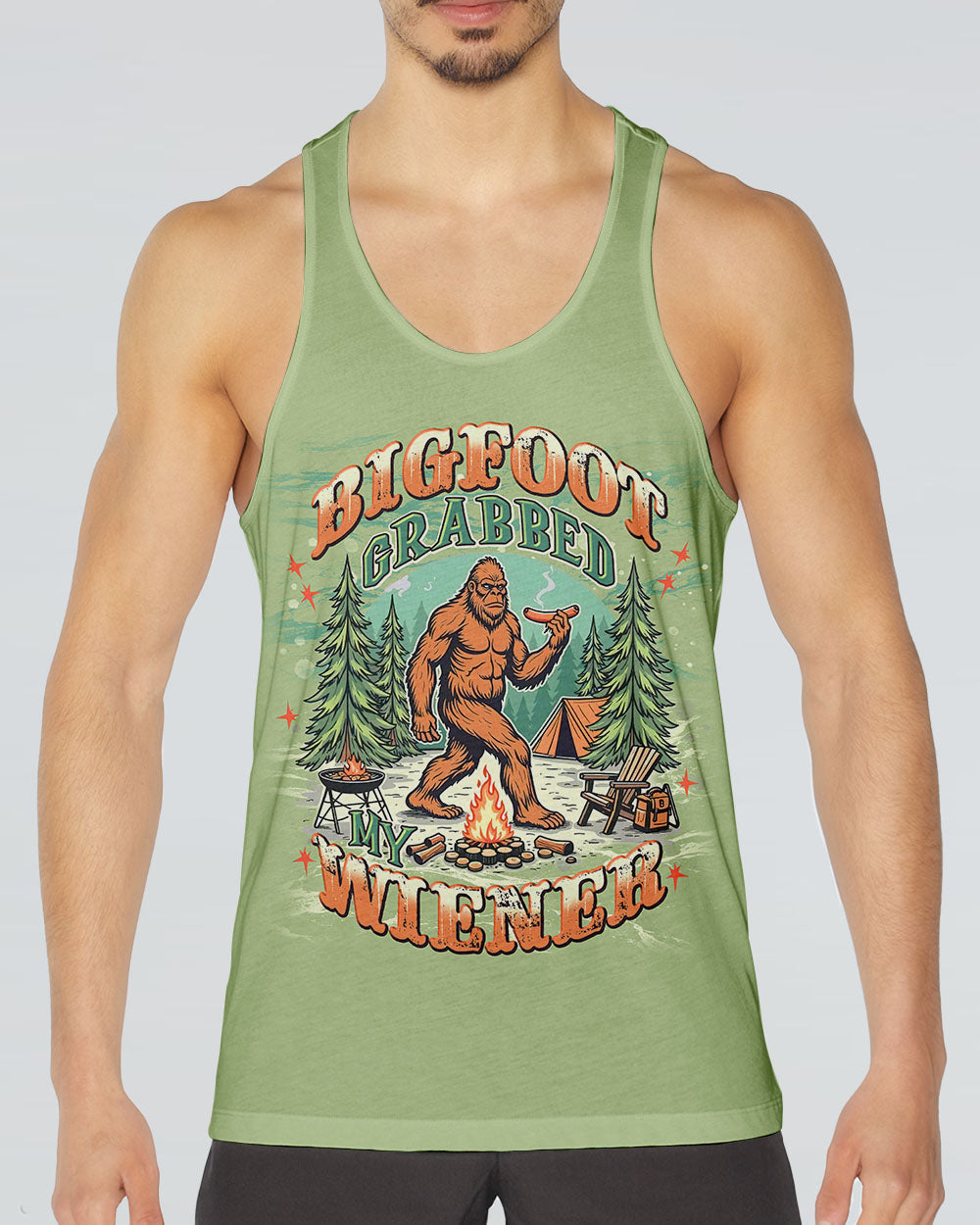 BIGFOOT GRABBED MY WIENER ALL OVER PRINT - TLNT1208252
