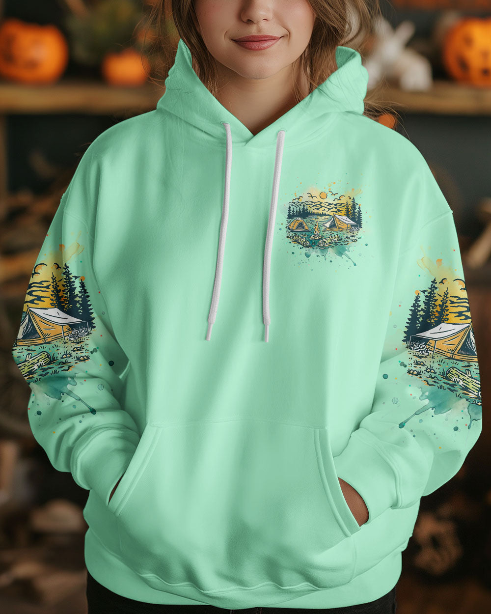 NO CITY LIGHTS JUST CAMP FIRE NIGHTS ALL OVER PRINT - TLNT1209244