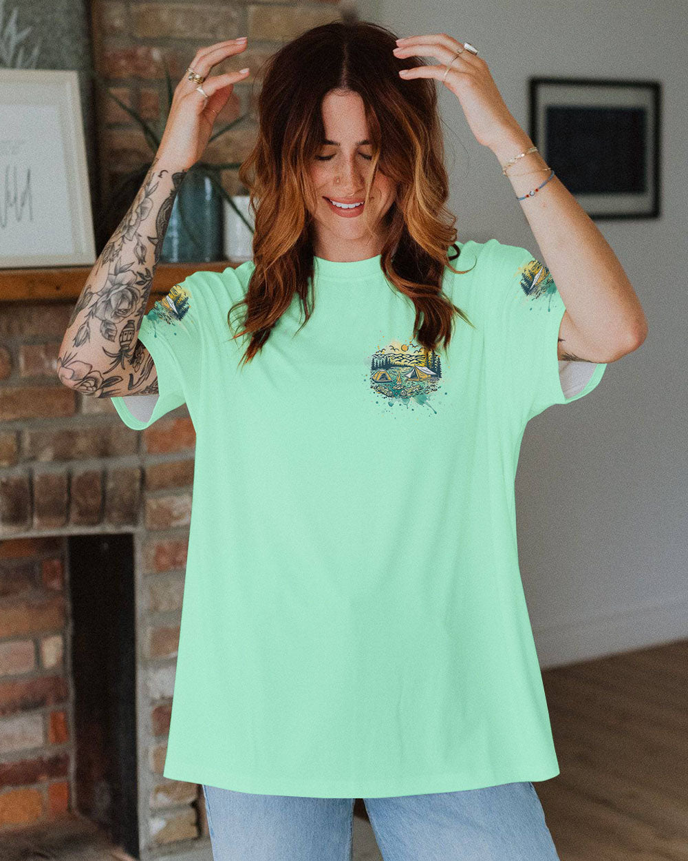NO CITY LIGHTS JUST CAMP FIRE NIGHTS ALL OVER PRINT - TLNT1209244