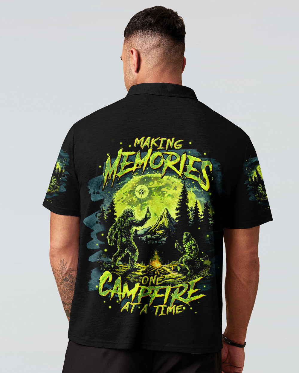 MAKING MEMORIES ONE CAMPFIRE AT A TIME BIGFOOT ALL OVER PRINT  - TLNT1302251