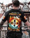 AND INTO THE FOREST I GO BIGFOOT COMPASS ALL OVER PRINT  - TLNT1303251