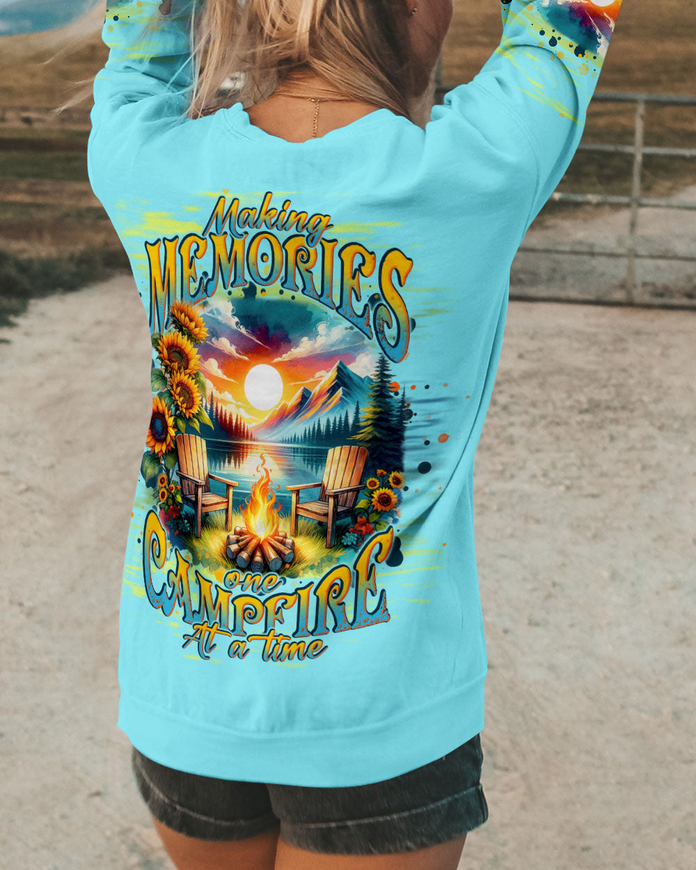 MAKING MEMORIES ONE CAMPFIRE AT A TIME ALL OVER PRINT - TLNT1406241