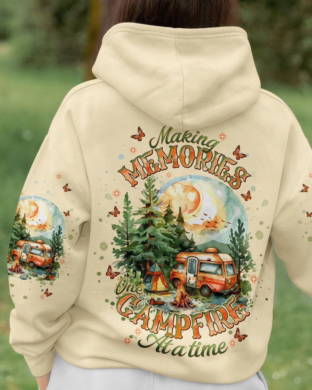 MAKING MEMORIES ONE CAMPFIRE AT A TIME ALL OVER PRINT - TLNT1408252