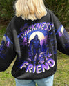 HELLO DARKNESS MY OLD FRIEND BIGFOOT ALL OVER PRINT - TLNT1411251
