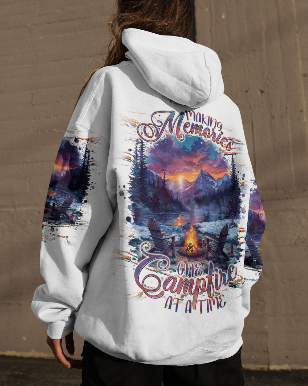 MAKING MEMORIES ONE CAMPFIRE AT A TIME ALL OVER PRINT  - TLNT1510241