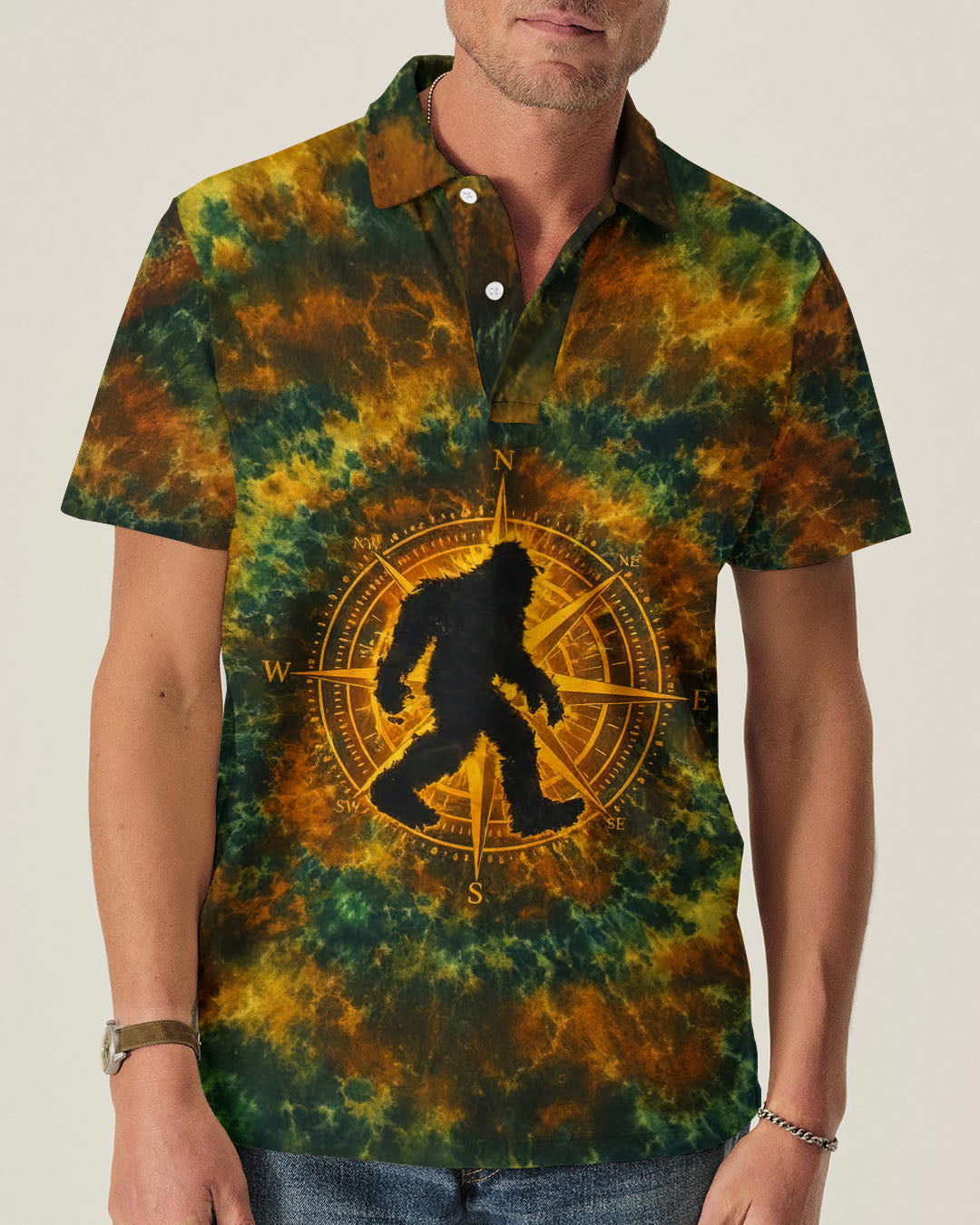 BIGFOOT COMPASS SWIRL ALL OVER PRINT - TLNT1812251