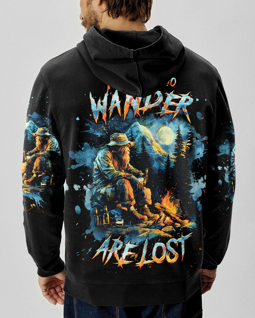 NOT ALL WHO WANDER ARE LOST BIGFOOT ALL OVER PRINT - TLNT1910241