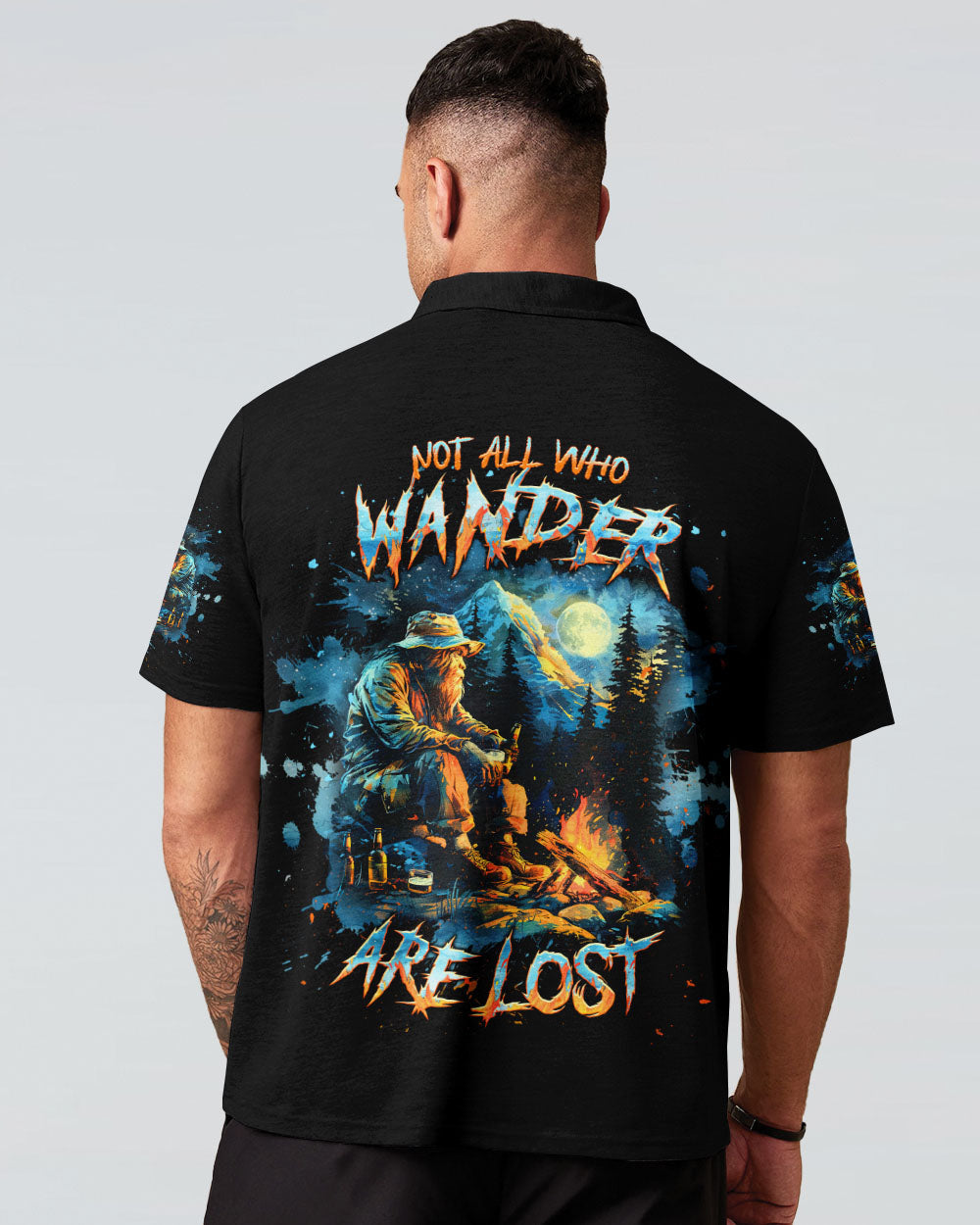 NOT ALL WHO WANDER ARE LOST BIGFOOT ALL OVER PRINT - TLNT1910241