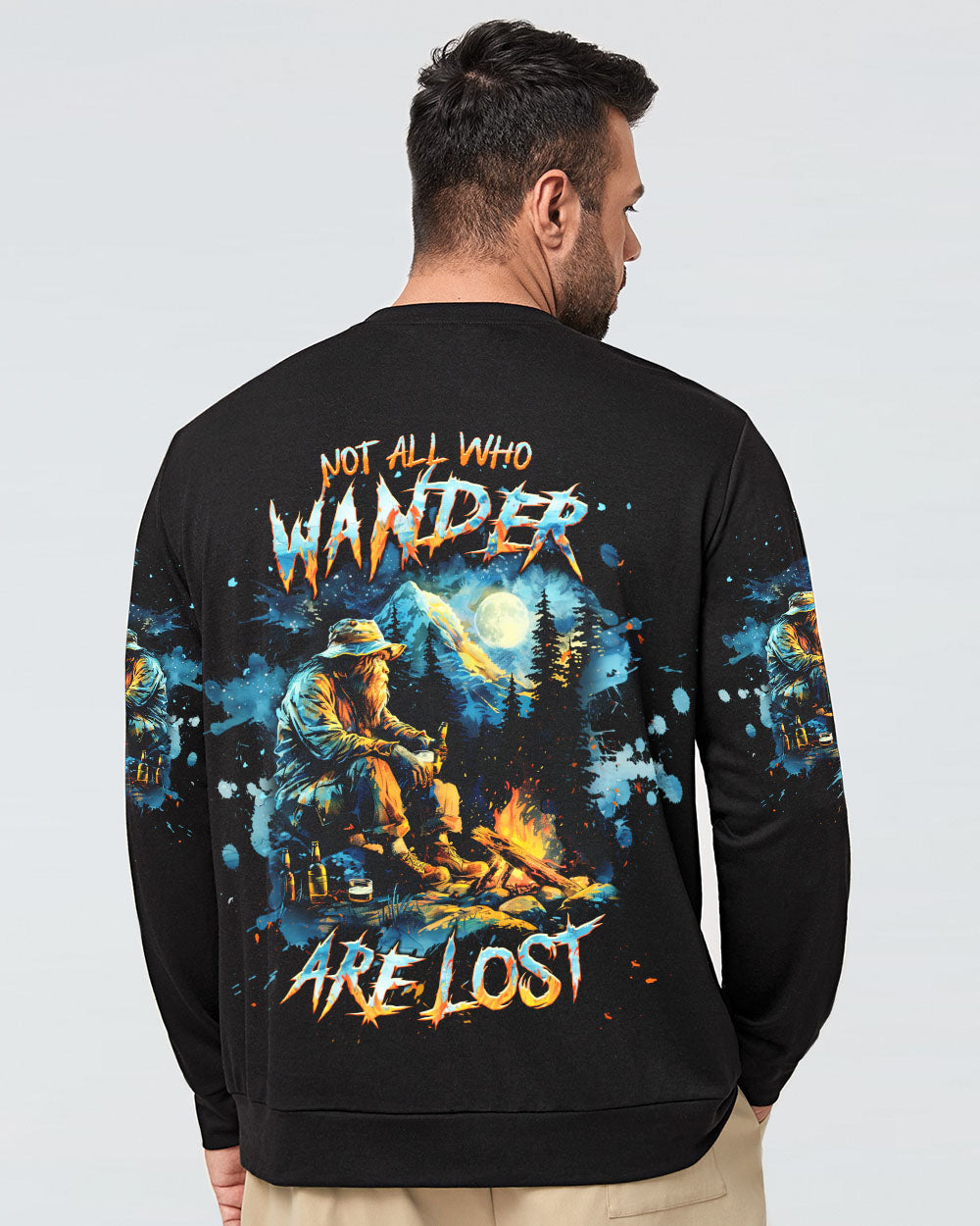 NOT ALL WHO WANDER ARE LOST BIGFOOT ALL OVER PRINT - TLNT1910241