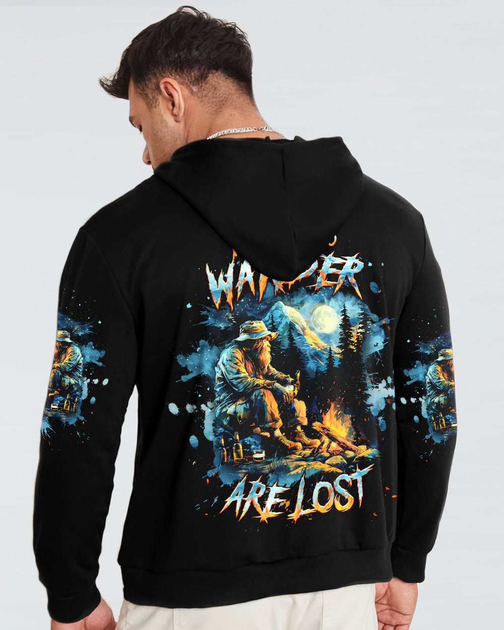 NOT ALL WHO WANDER ARE LOST BIGFOOT ALL OVER PRINT - TLNT1910241