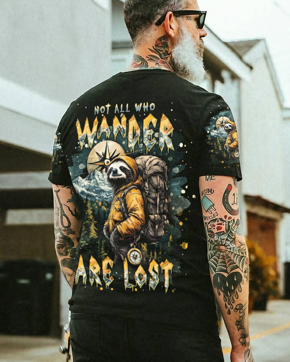 NOT ALL WHO WANDER ARE LOST SLOTH ALL OVER PRINT - TLNT2003251